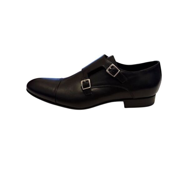 Massimo Matteo Other - Massimo Matteo Men's Black Double Monk Strap Dress Shoes Size 13 M